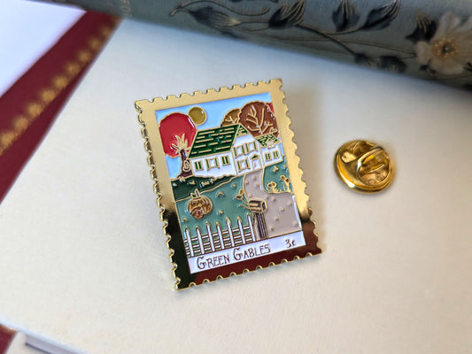 Green Gables Farm Enamel Pin - Anne of Green Gables Literary Souvenir