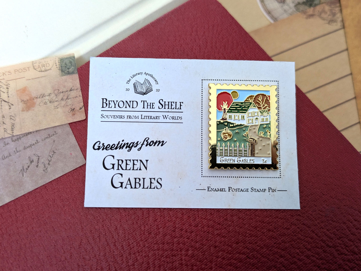 Green Gables Farm Enamel Pin - Anne of Green Gables Literary Souvenir