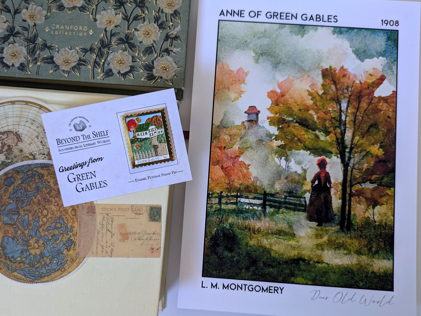 Green Gables Farm Enamel Pin - Anne of Green Gables Literary Souvenir