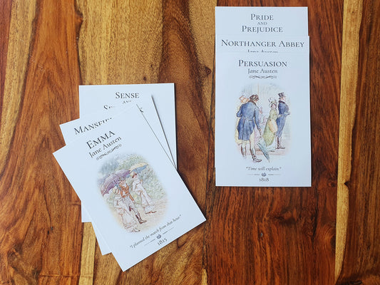 Jane Austen Literary Postcards