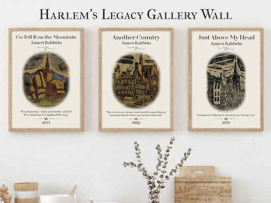 Harlem's Legacy - James Baldwin Gallery Wall Set