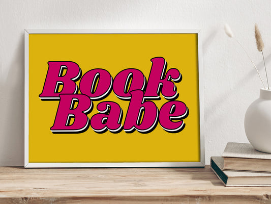 Book Babe - Quote Art