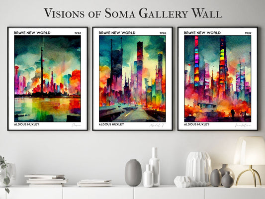 Visions of Soma - Brave New World Gallery Wall Set