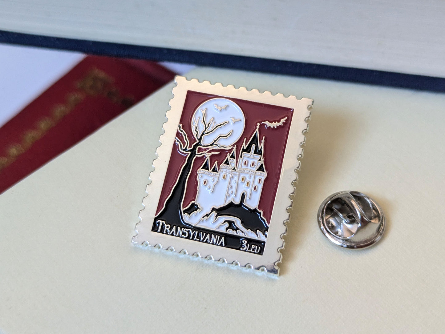 Transylvania Enamel Pin - Dracula Literary Souvenir