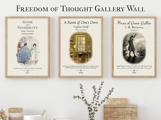 Freedom of Thought Gallery Wall Set