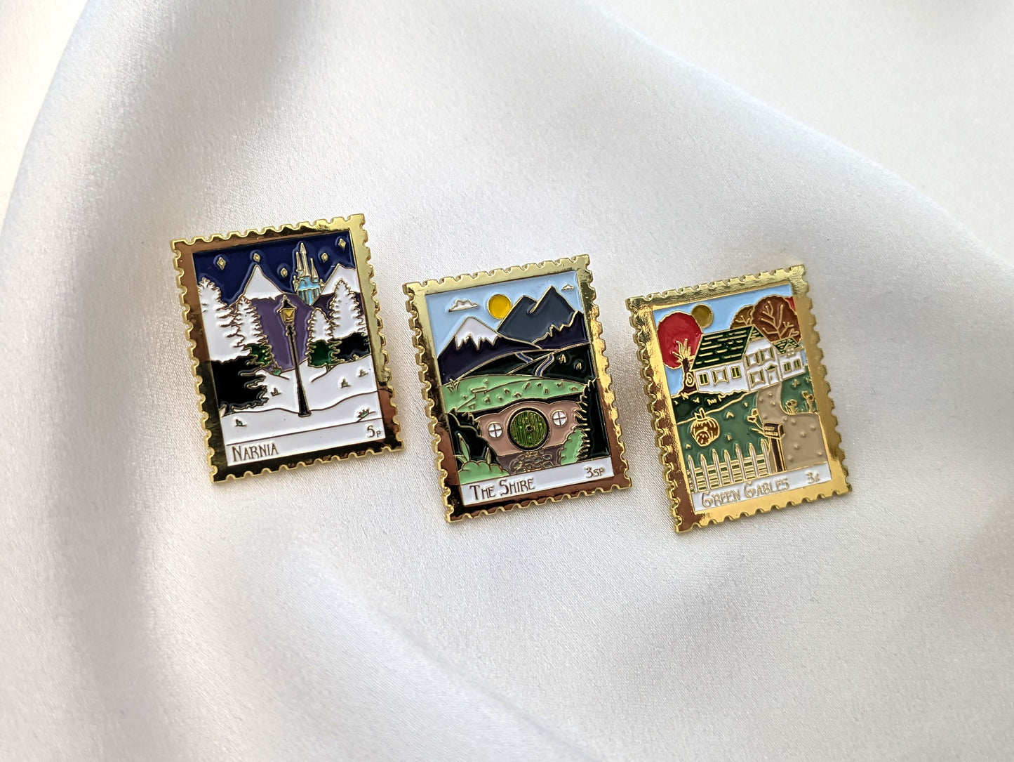 The Shire Enamel Pin - Lord of the Rings Literary Souvenir