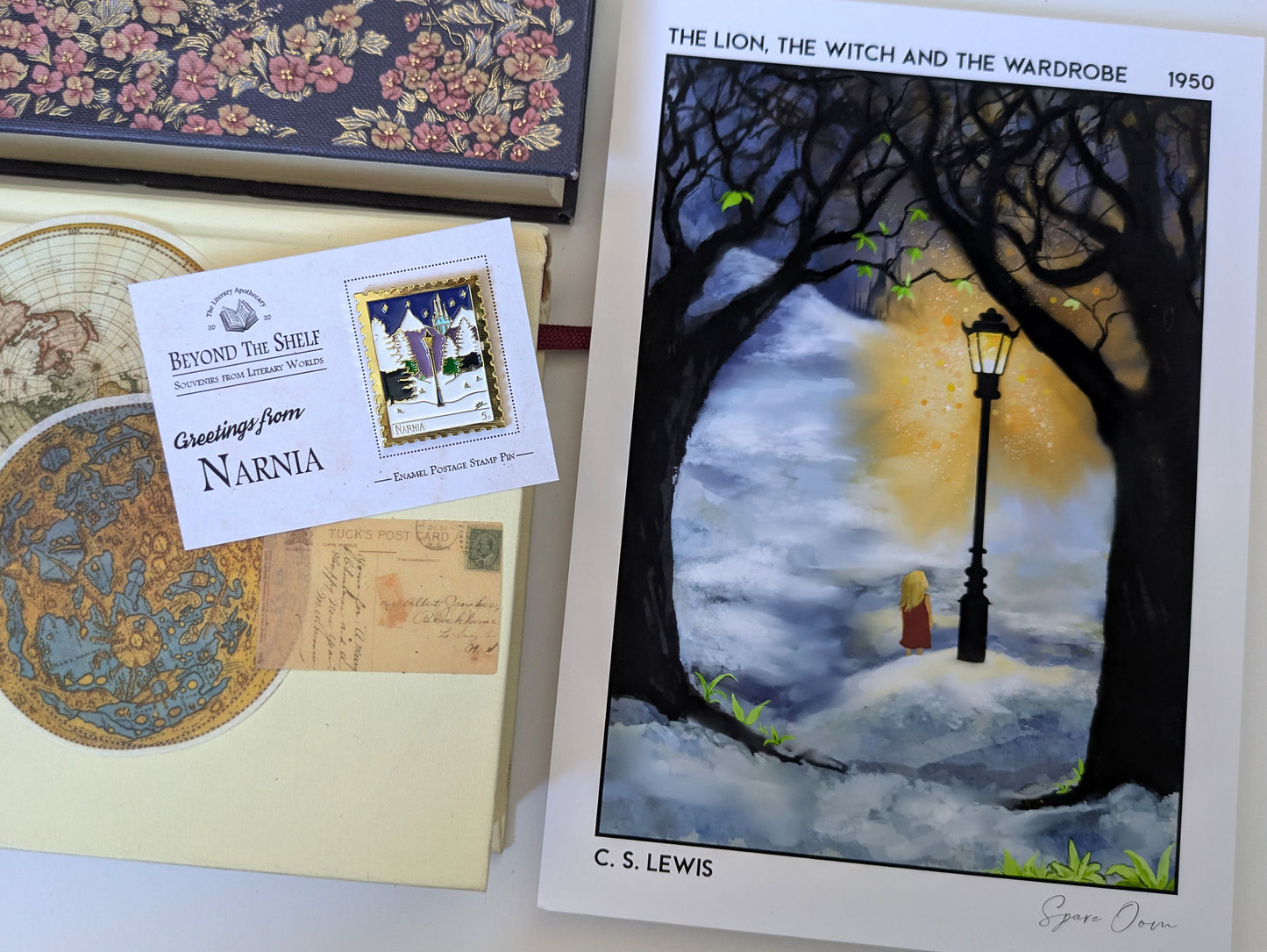 Narnia Enamel Pin - The Lion, the Witch, and the Wardrobe Literary Souvenir