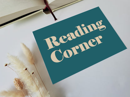 Reading Corner - Quote Art