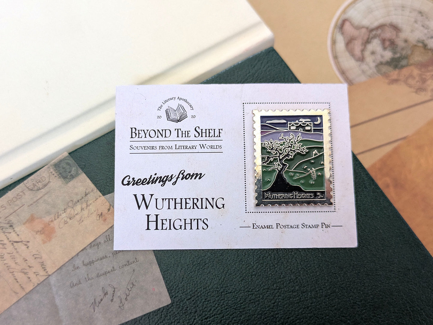 Wuthering Heights Enamel Pin - Literary Souvenir