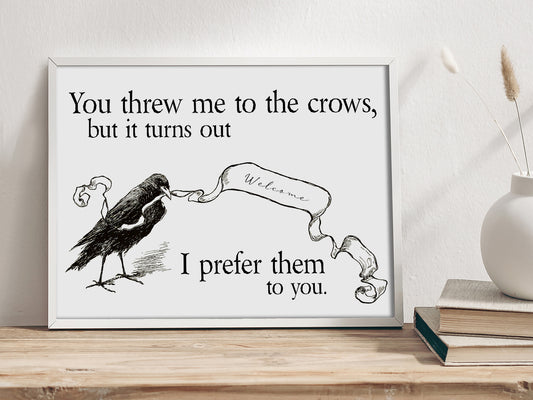 Threw Me To The Crows - Circe - Quote Art