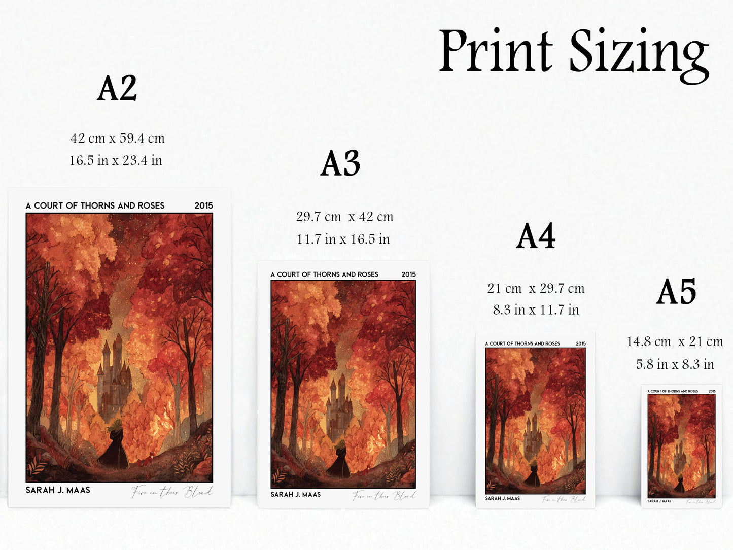 A Court of Thorns and Roses - Sarah J Maas - 'Fire in the Blood'