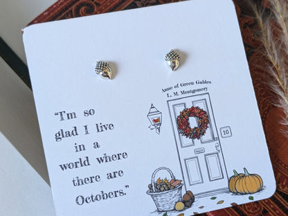 Acorn Earrings - Anne of Green Gables Jewellery