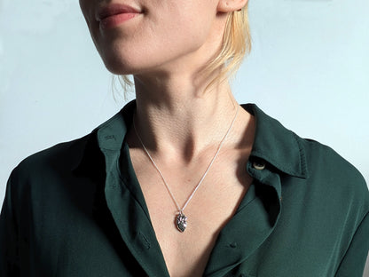 Anatomical Heart Necklace - Sylvia Plath Jewellery