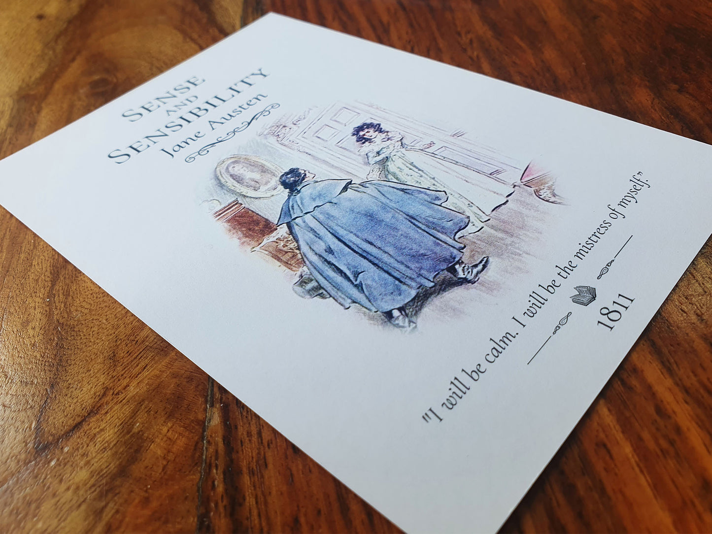 Jane Austen Literary Postcards