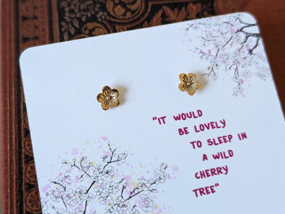 Cherry Blossom Earrings - Anne of Green Gables Jewellery