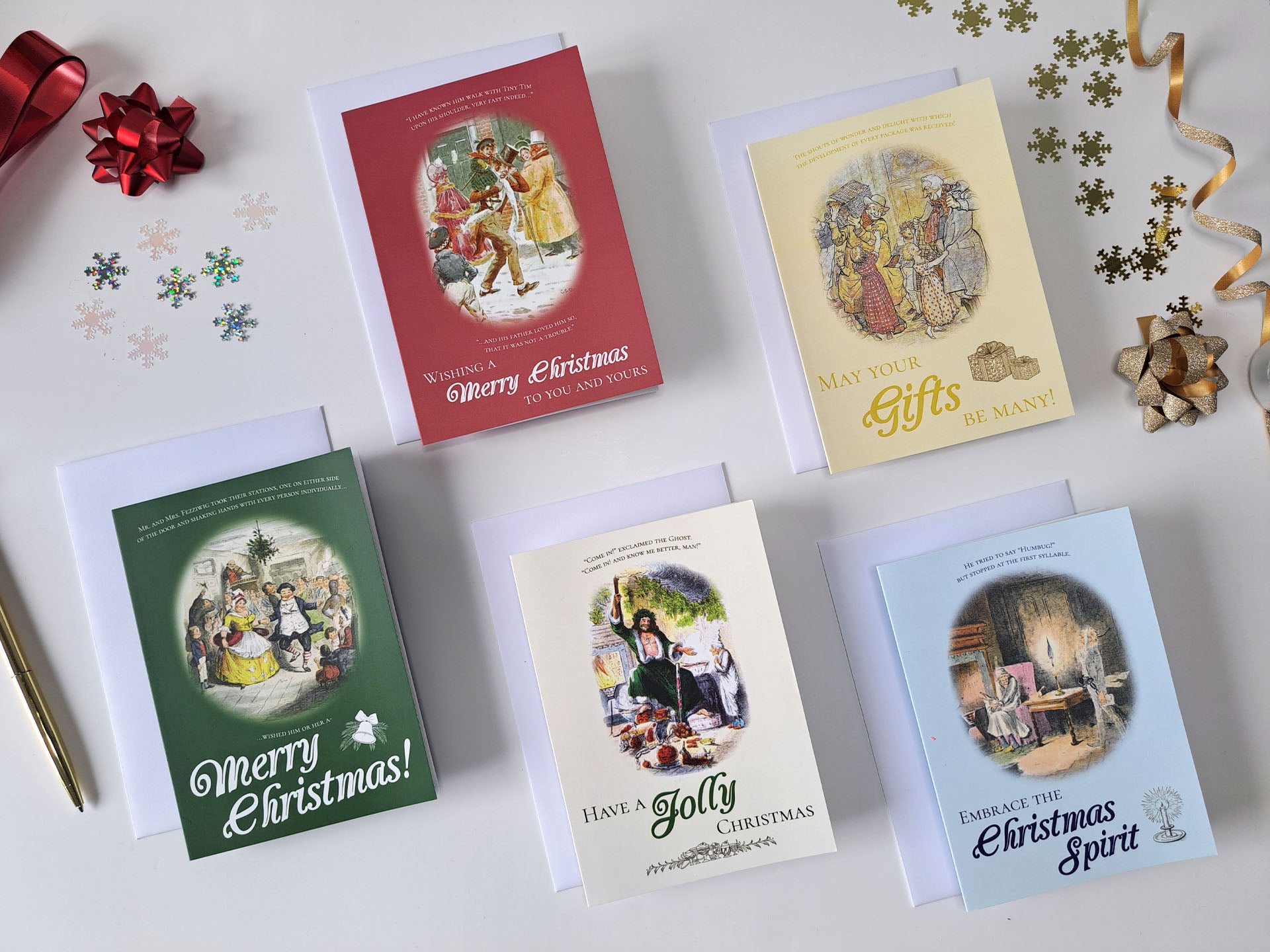 A Christmas Carol Christmas Cards Limited Edition Literary Cards