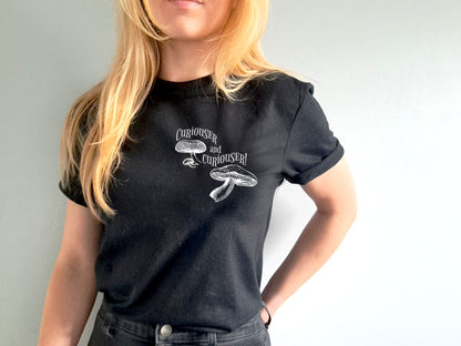 Alice's Adventures in Wonderland Mushroom Literary T-Shirt