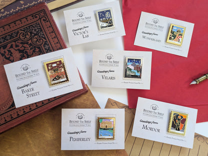 Victor's Lab Enamel Pin - Frankenstein Literary Souvenir