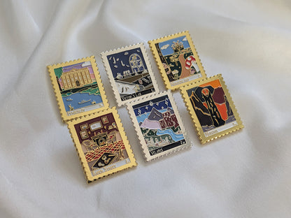 Victor's Lab Enamel Pin - Frankenstein Literary Souvenir