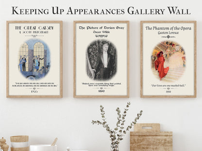 Keeping up Appearances Gallery Wall Set