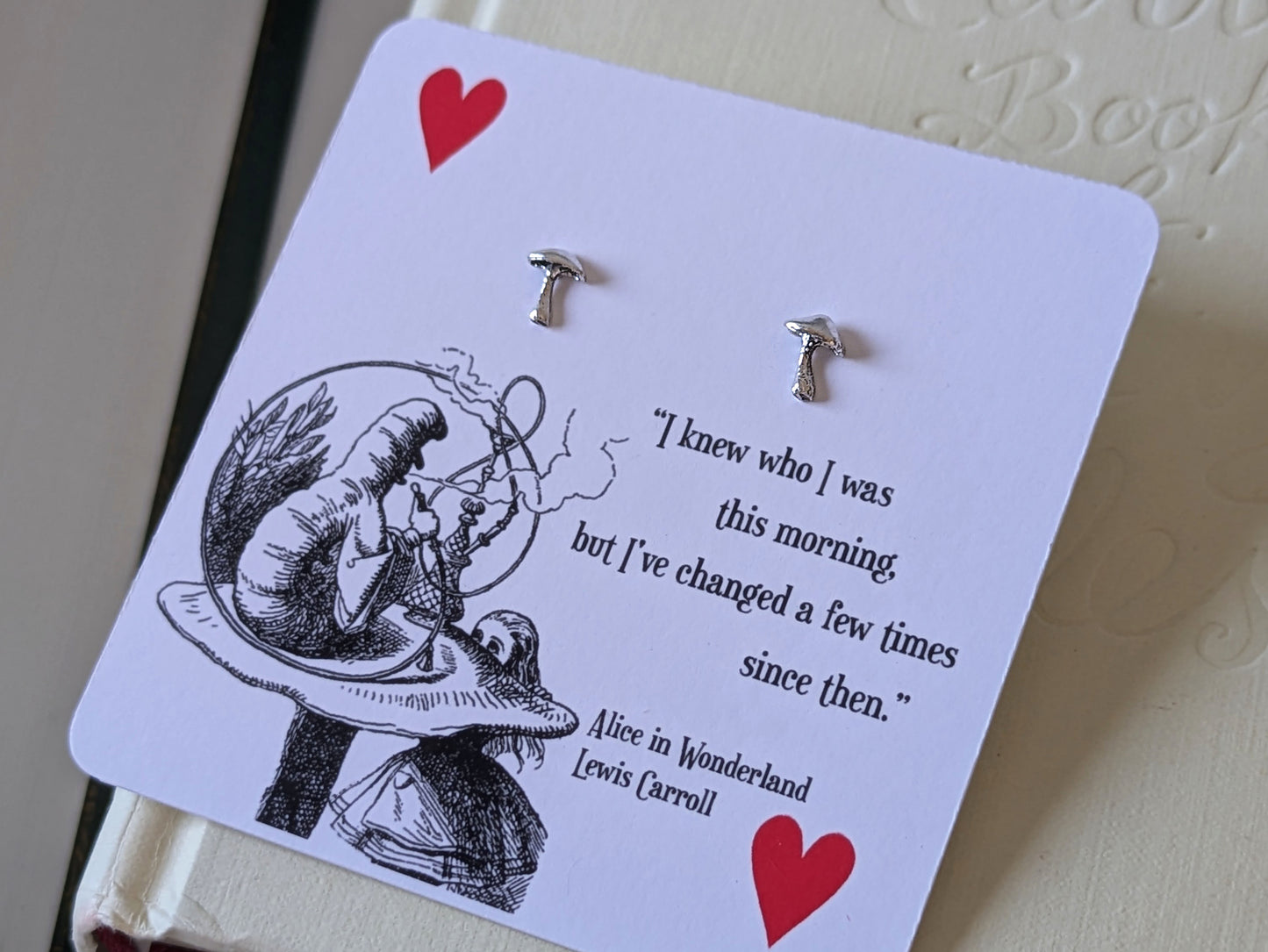 Mushroom Earrings - Alice's Adventures in Wonderland Jewellery