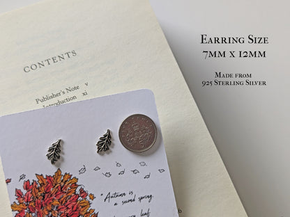 Oak Leaf Earrings - Albert Camus