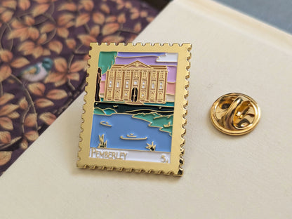 Pemberley Enamel Pin - Pride and Prejudice Literary Souvenir