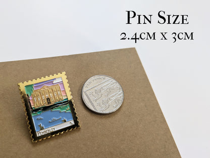 Pemberley Enamel Pin - Pride and Prejudice Literary Souvenir