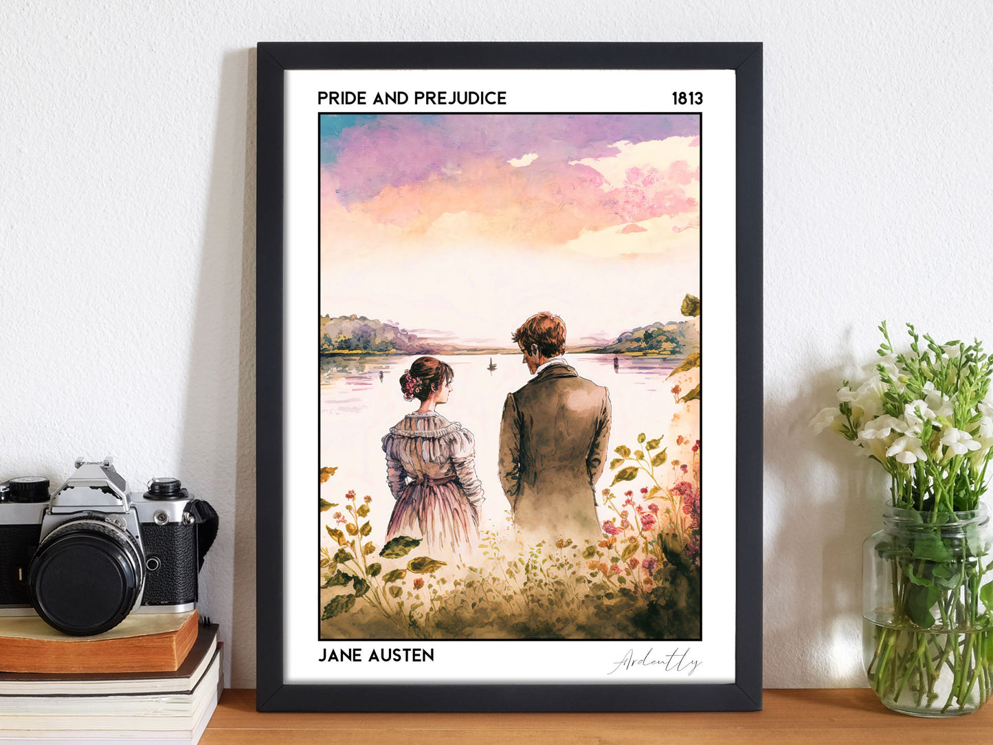 Tenderness of Heart - Jane Austen Watercolour Gallery Wall Set