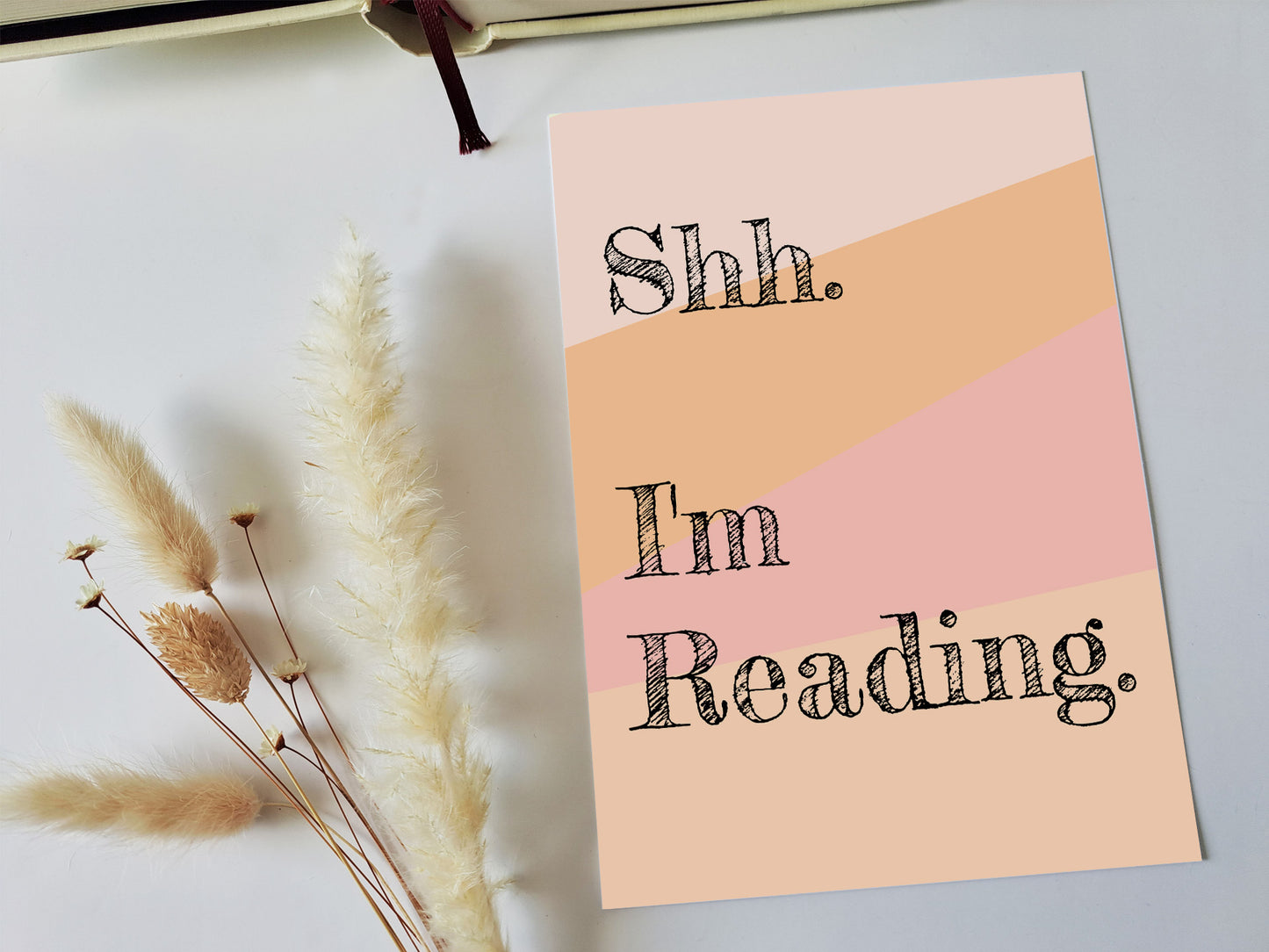 Shh, I'm Reading - Quote Art