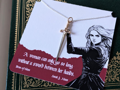 Sword Necklace - Throne of Glass Jewellery