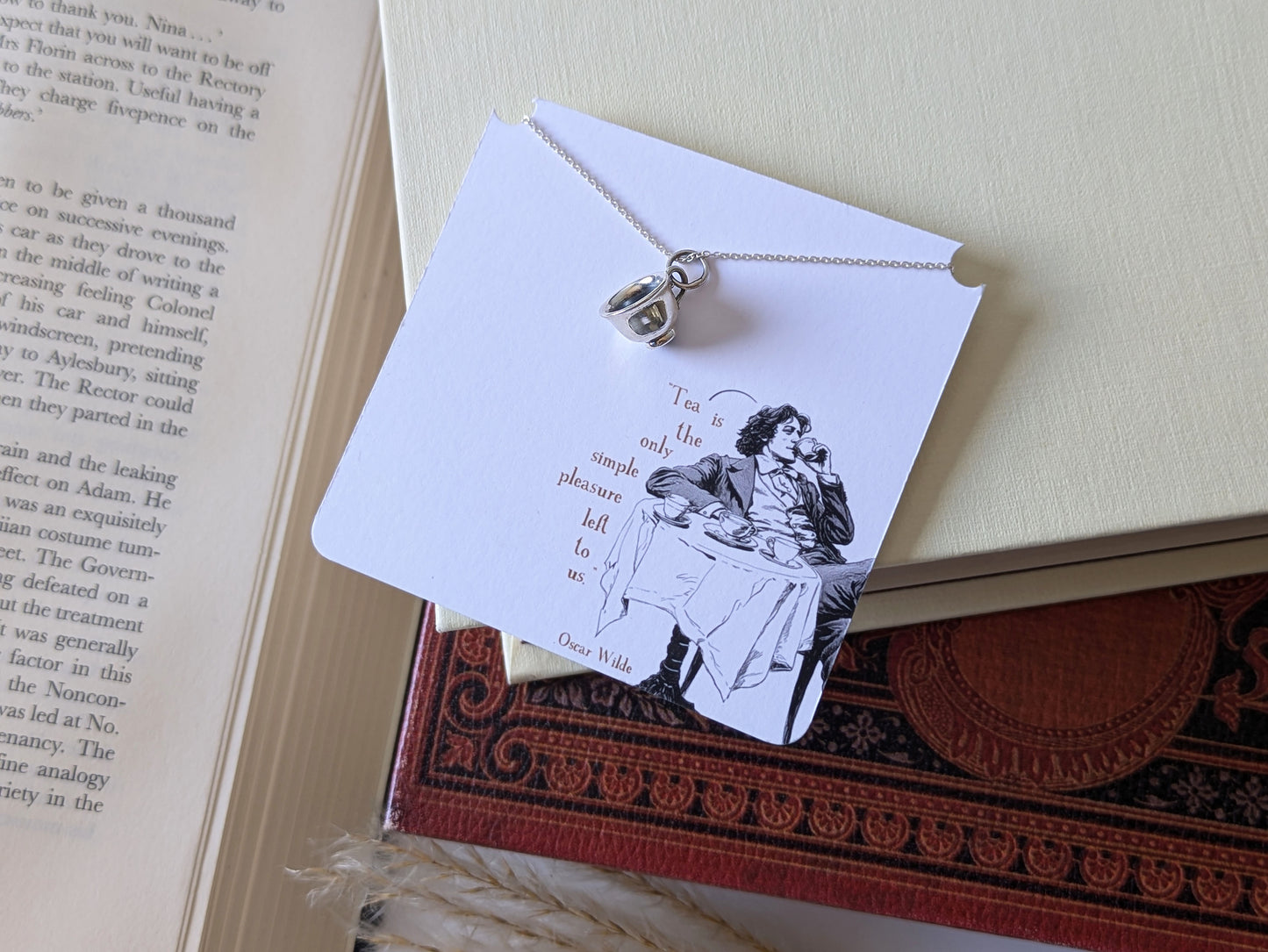 Teacup Necklace - Oscar Wilde Jewellery