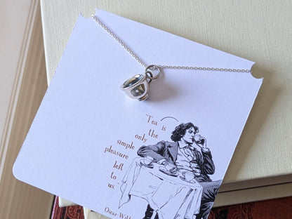 Teacup Necklace - Oscar Wilde Jewellery