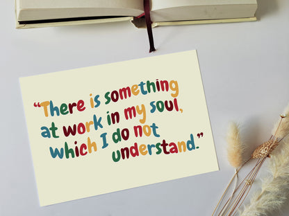 Something At Work In My Soul - Frankenstein - Quote Art