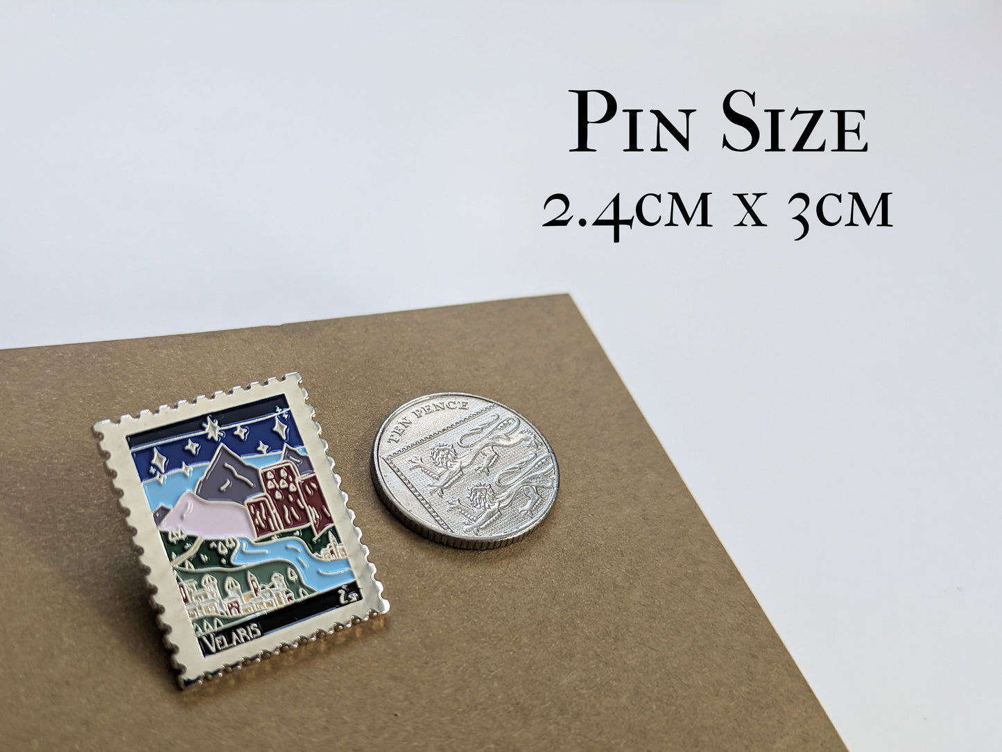 Velaris Enamel Pin - A Court of Thorns and Roses Literary Souvenir