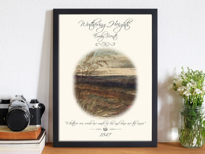 Windswept Hearts - Brontë Sisters Title Page Gallery Wall Set