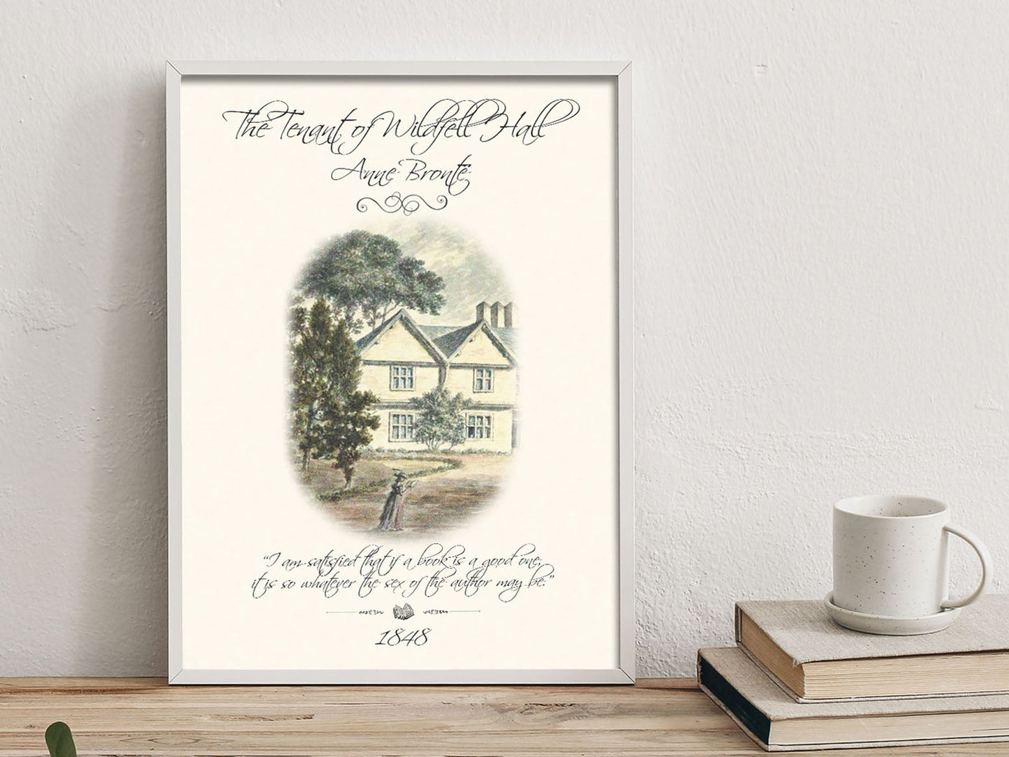 Windswept Hearts - Brontë Sisters Title Page Gallery Wall Set